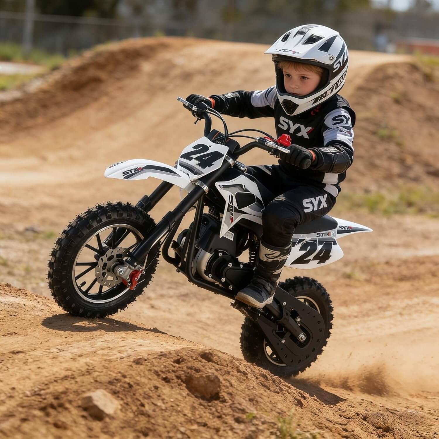SYX MOTO MK 40cc 4-Stroke Gas Dirt Mini Bike