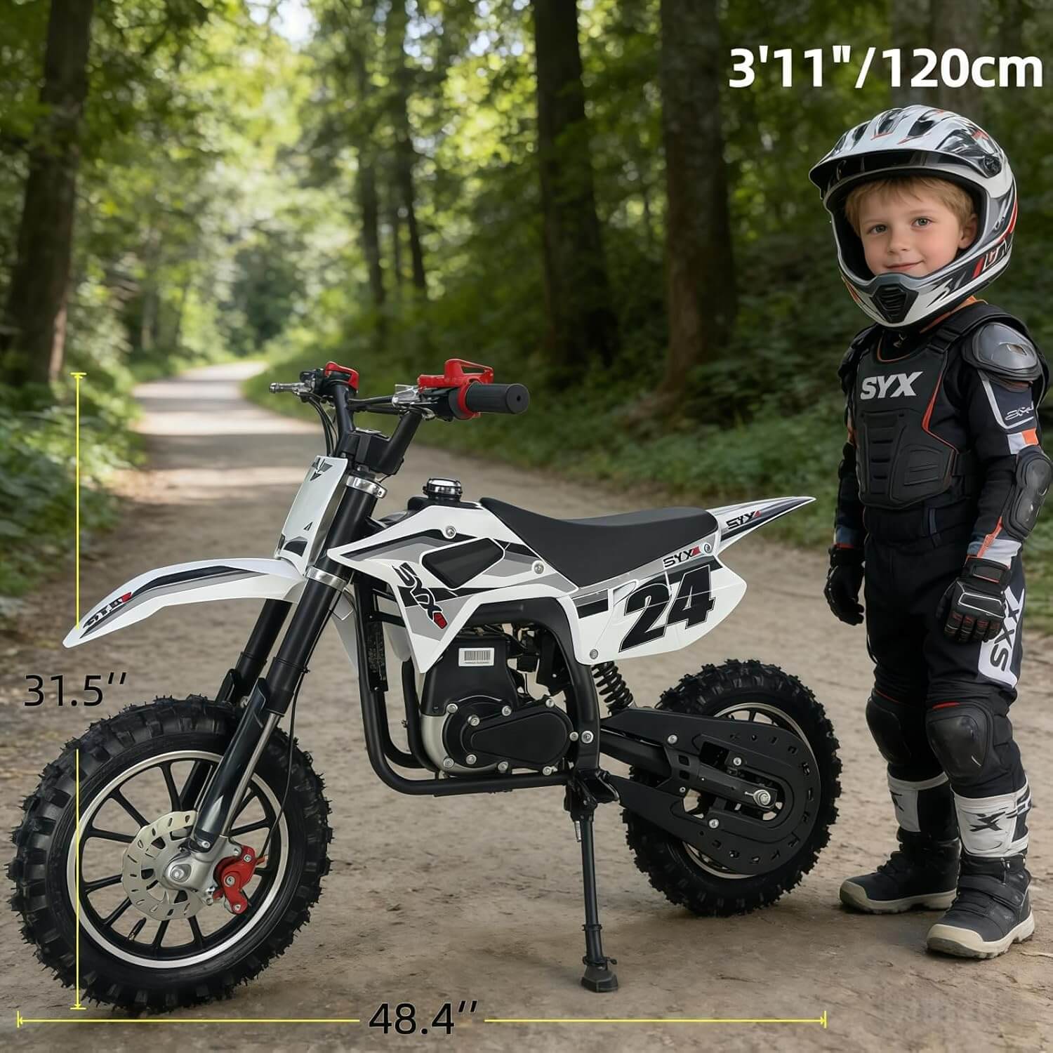 SYX MOTO MK 40cc 4-Stroke Gas Dirt Mini Bike