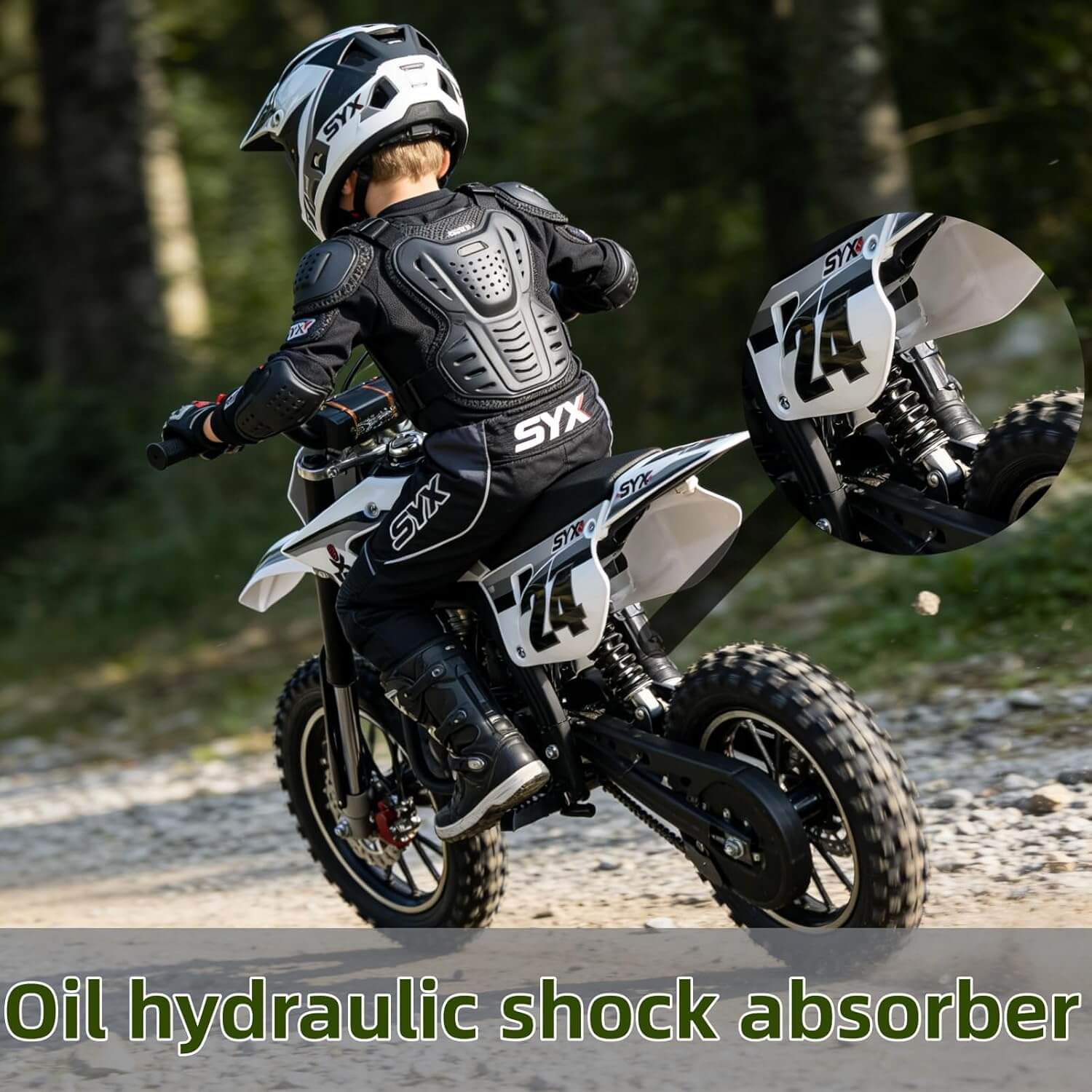 SYX MOTO MK 40cc 4-Stroke Gas Dirt Mini Bike