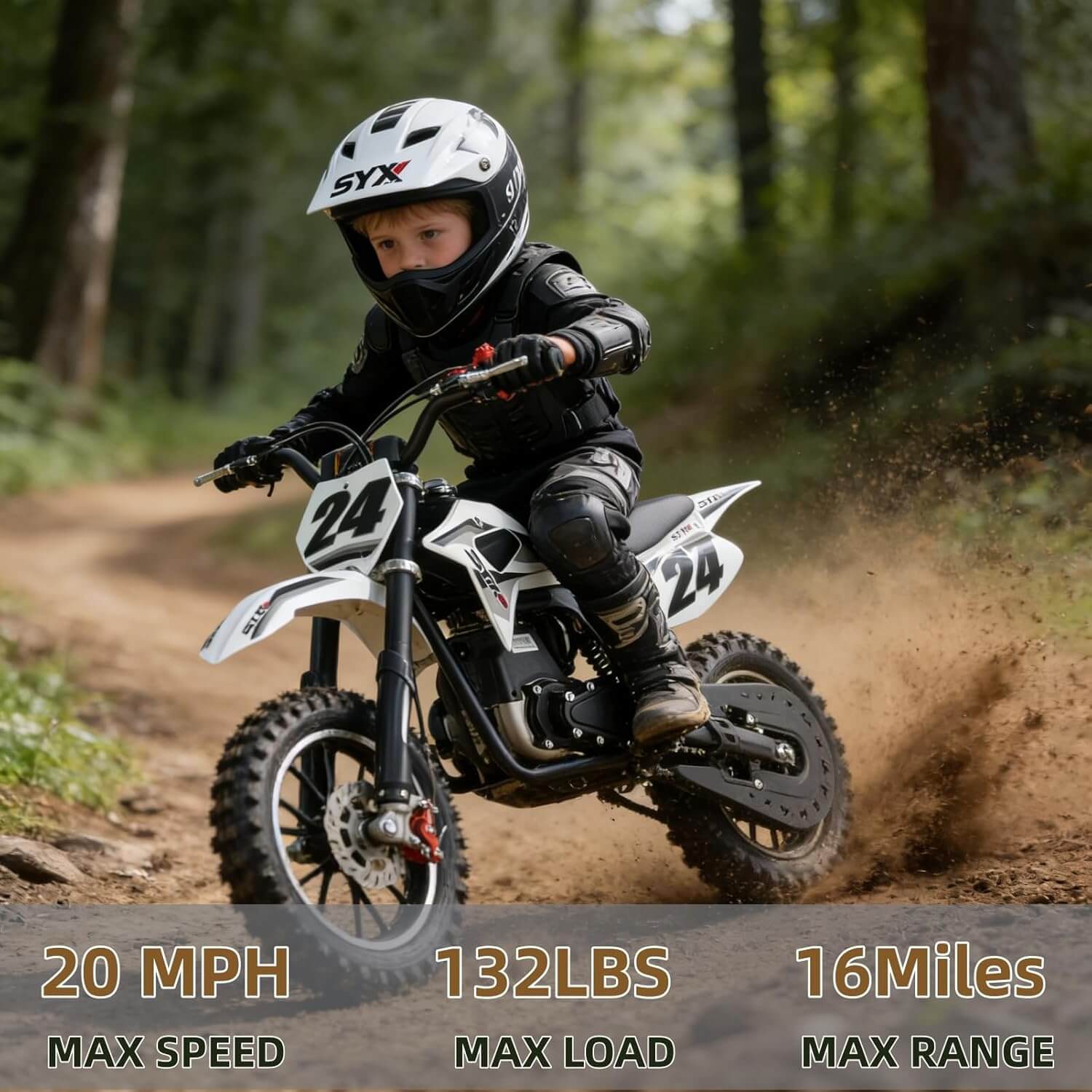 SYX MOTO MK 40cc 4-Stroke Gas Dirt Mini Bike