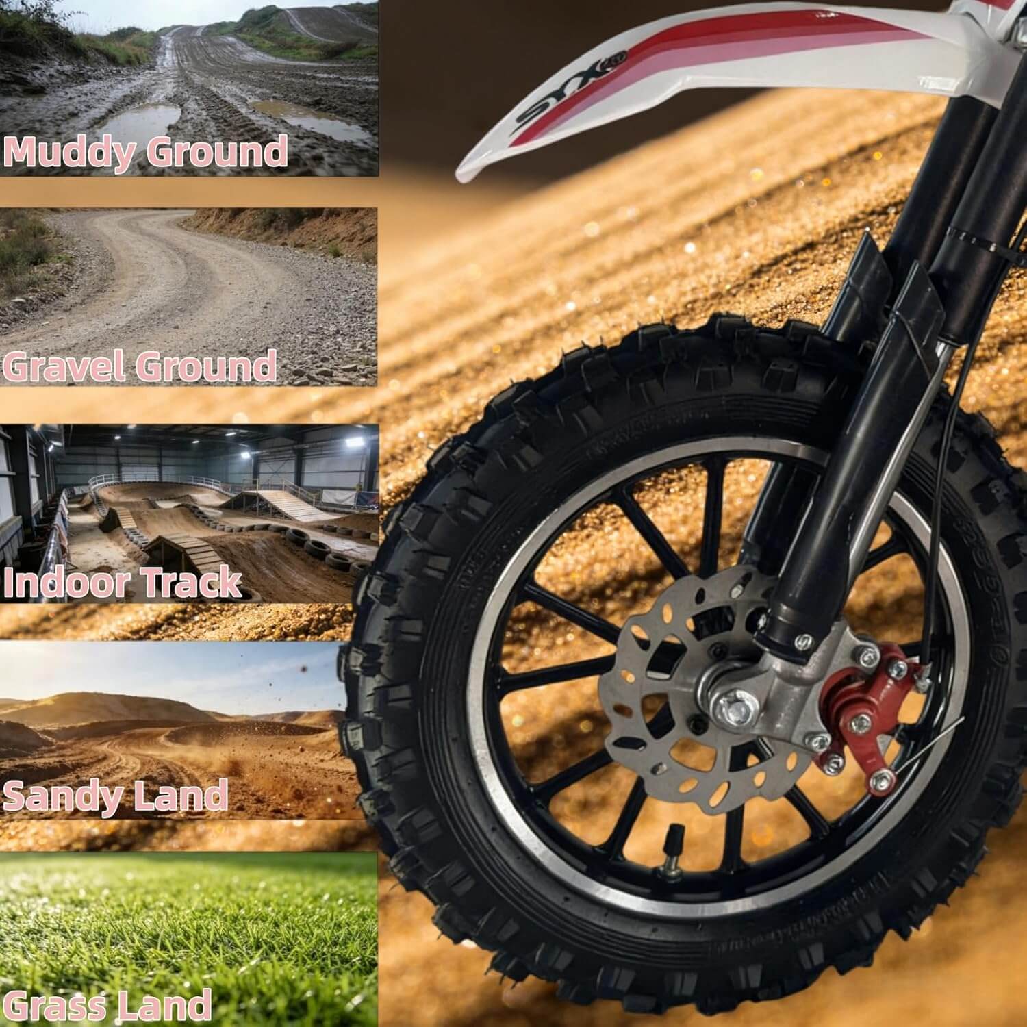 SYX MOTO MK 40cc 4-Stroke Gas Dirt Mini Bike