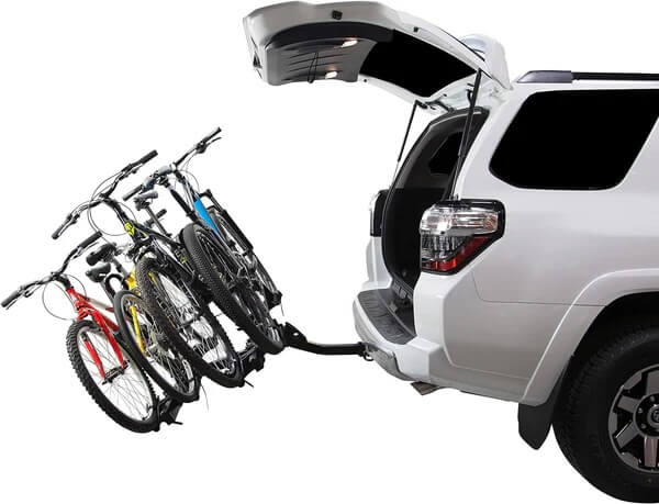 Saris FREEDOM 4 BIKES Hitch Mount Bike Rack, 2" Hitch, Tray Style