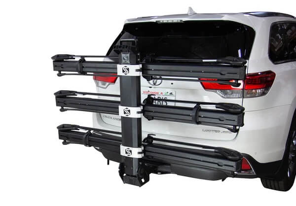 Saris MHS 3+1 BASE Only, Fits 2" Hitch Receivers