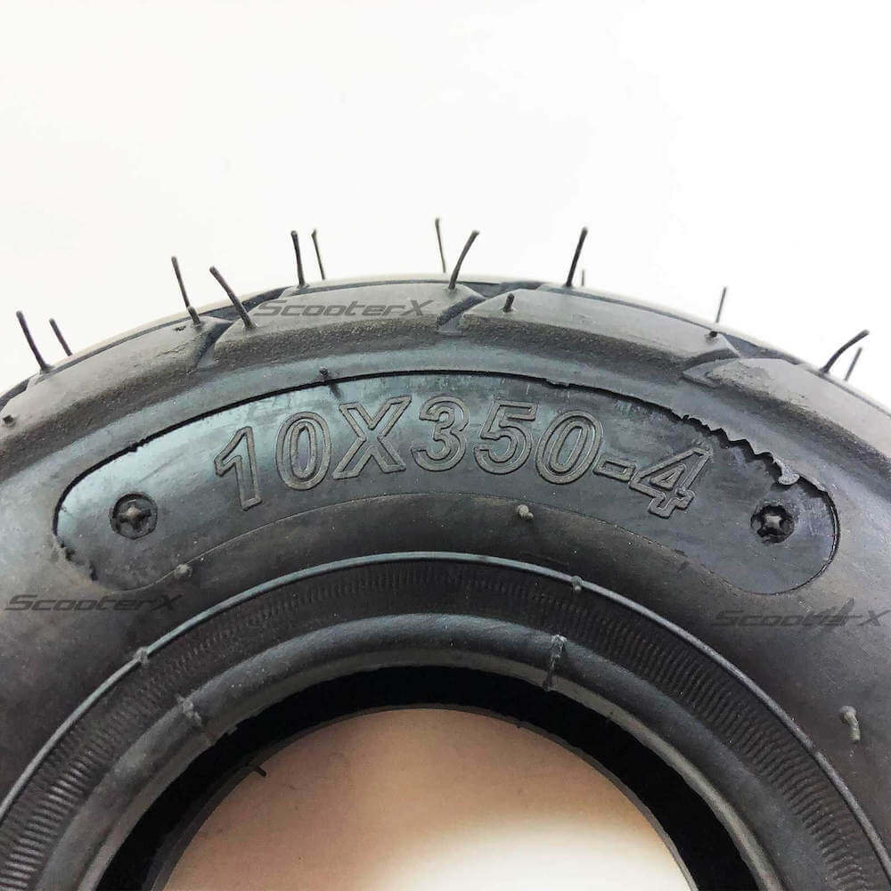 ScooterX 3.50 X 4 STREET TREAD TIRE For Gas/Electric Scooters