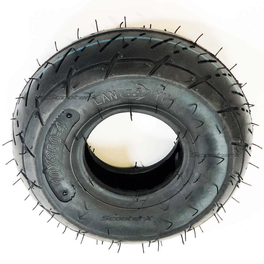 ScooterX 3.50 X 4 STREET TREAD TIRE For Gas/Electric Scooters