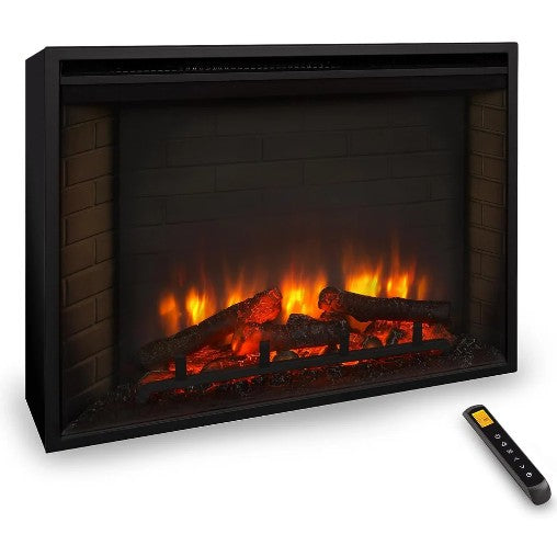 SimpliFire SF-BI30-EB 30" Built-In Electric Fireplace