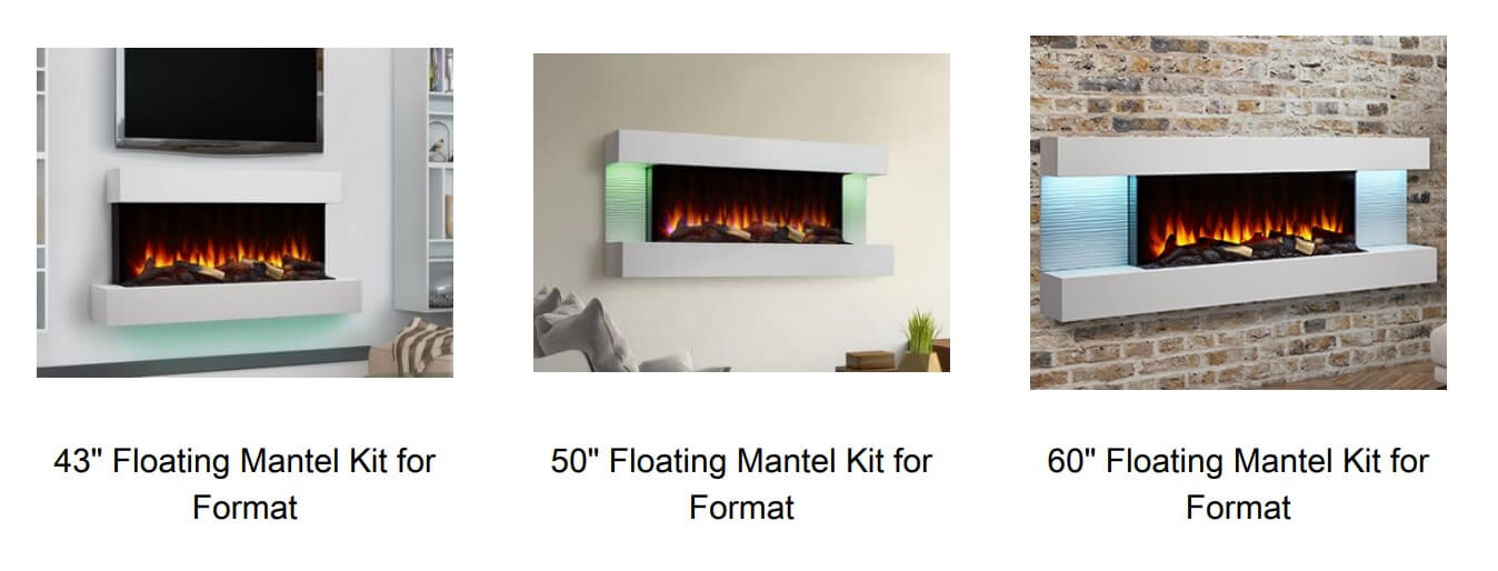 Simplifire FORMAT 36" SF-FORMAT36 Wall Mounted Electric Fireplace