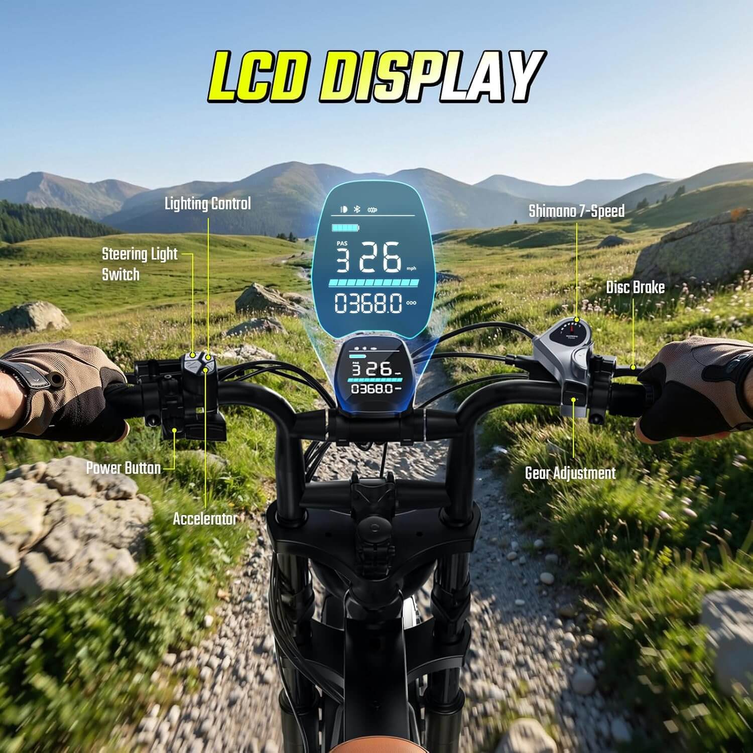 Sisigad X6 1500W 48V Fat Tire Retro Electric Bike