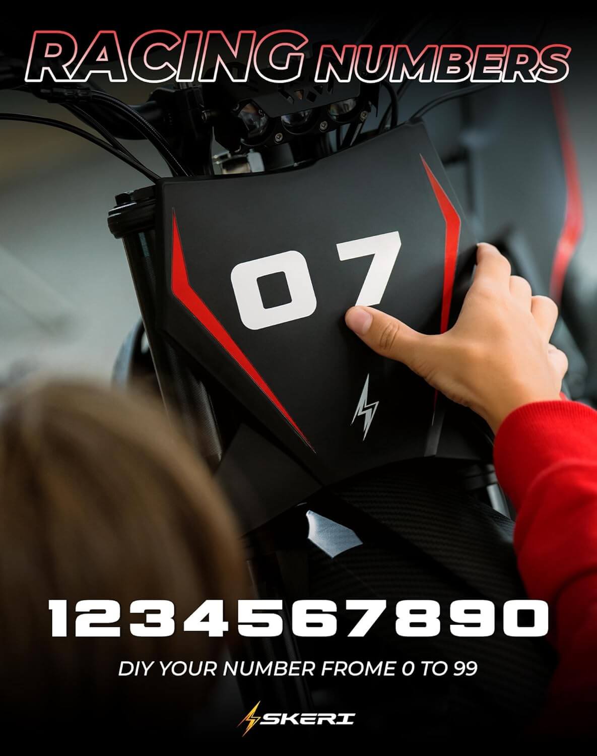 Skeri EDB00 3200W 48V Mid Drive Electric Dirt Bike