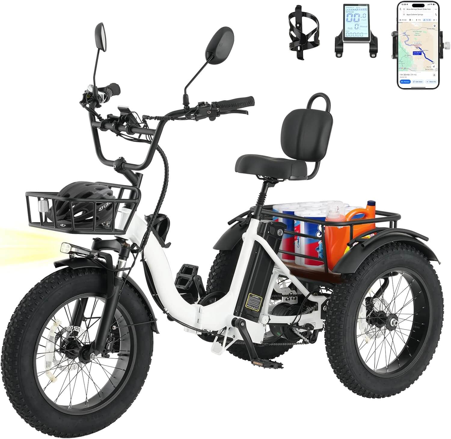Skeri ET03 Folding Fat Tire Electric Trike