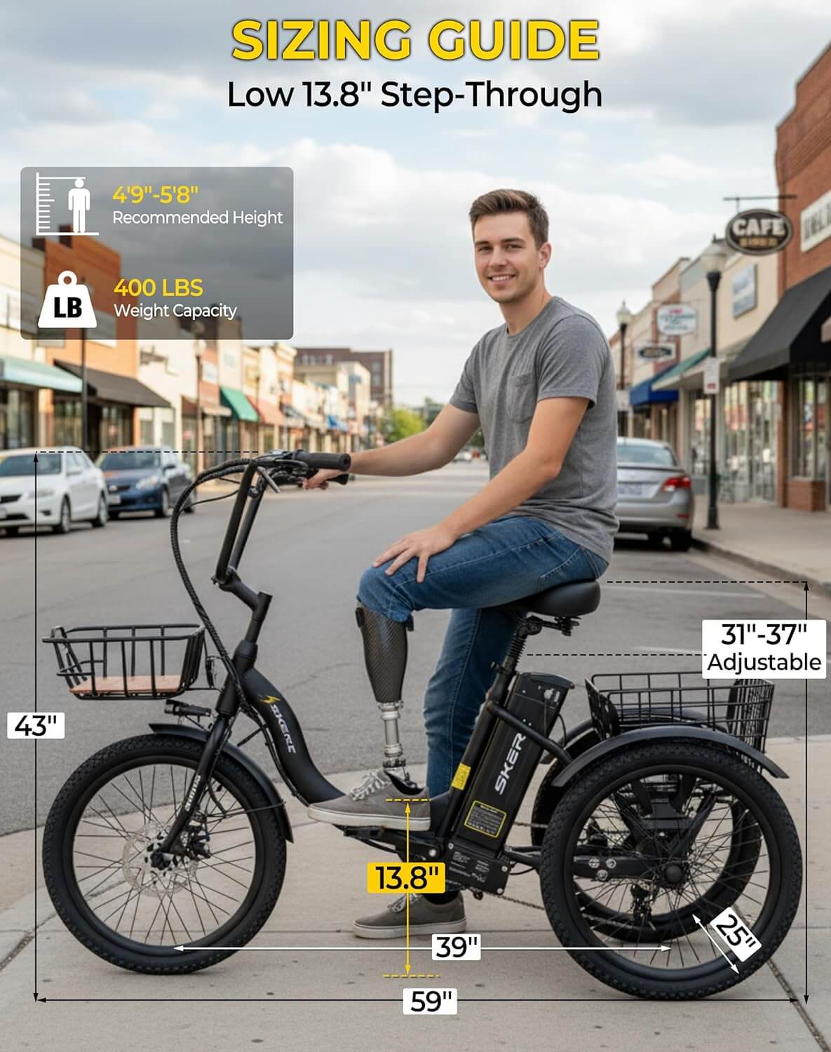 Skeri ET04 Folding Electric Trike