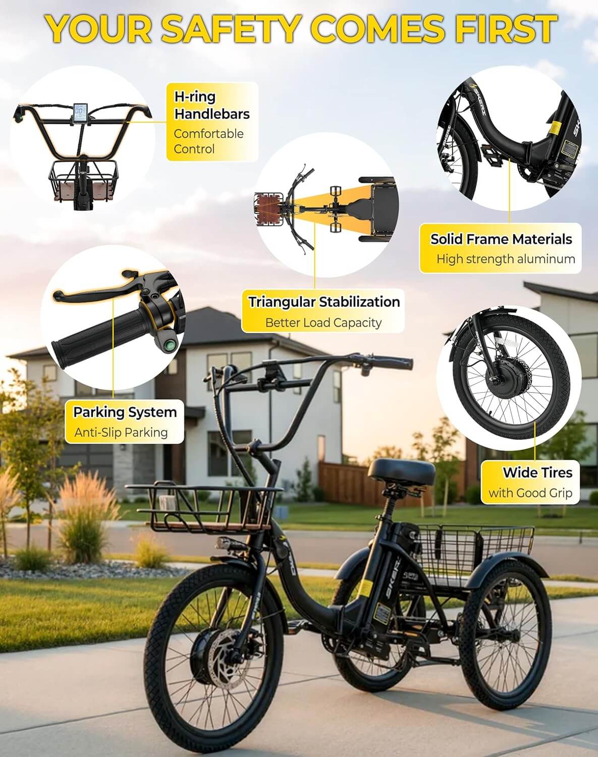 Skeri ET04 Folding Electric Trike