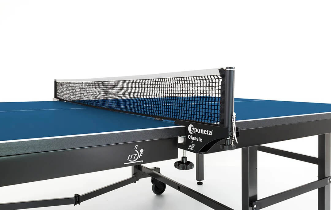 Sponeta SUPER COMPACT TT Table Tennis Ping Pong Table, Wheelchair Accessible, Fully Assembled