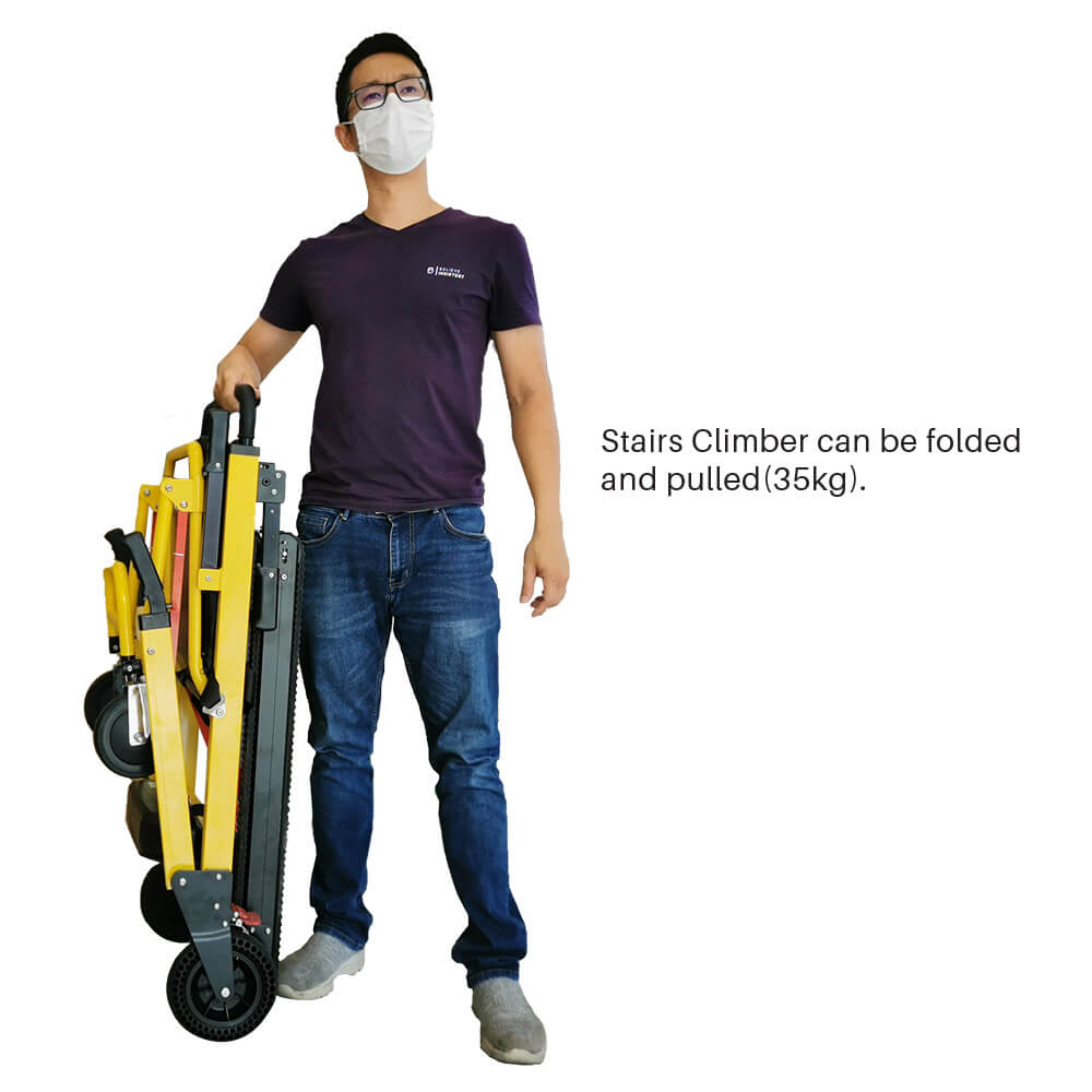 Stair Climber Folding Powered Wheelchair