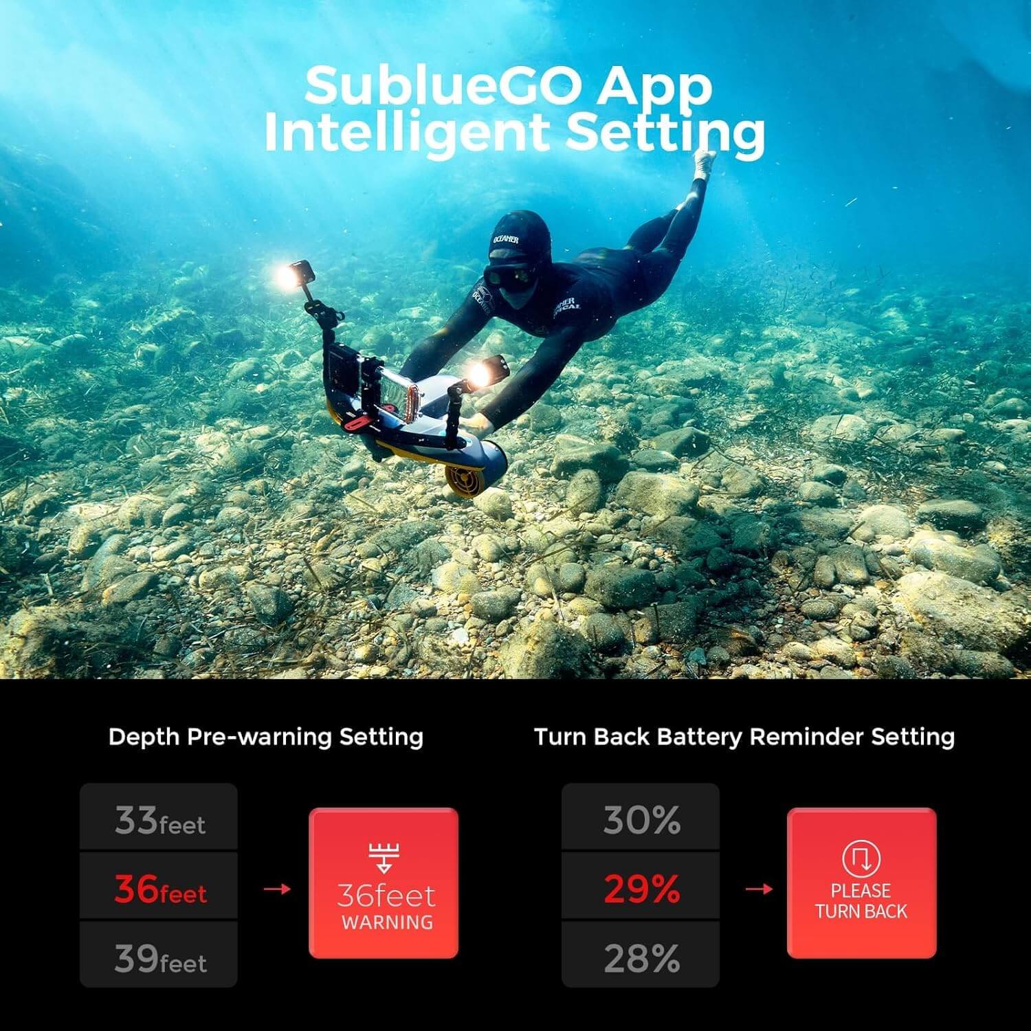 Sublue NAVBOW PLUS Underwater Scooter