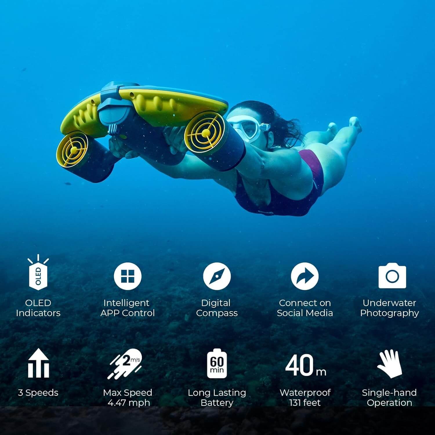 Sublue NAVBOW PLUS Underwater Scooter