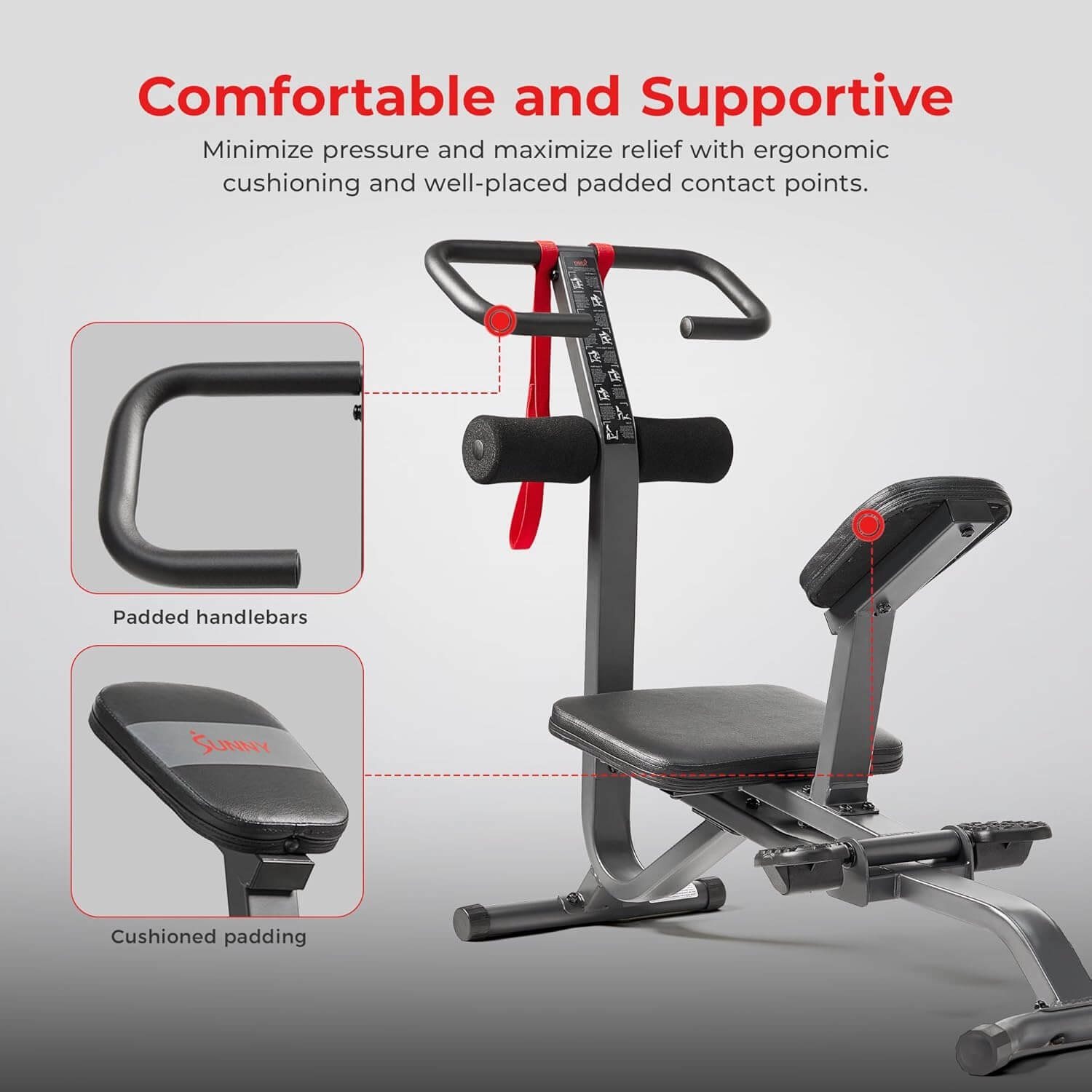 Sunny Health & Fitness Full Body Traction Stretch Machine