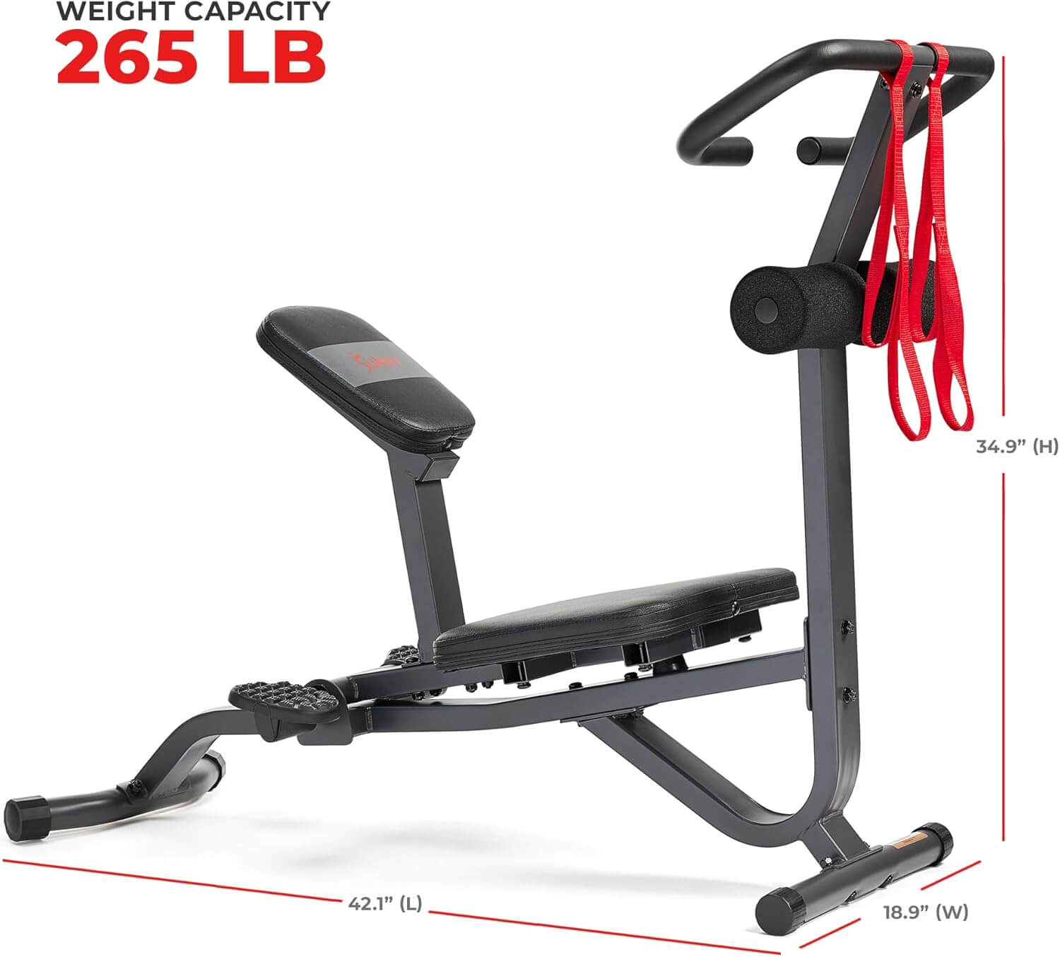 Sunny Health & Fitness Full Body Traction Stretch Machine