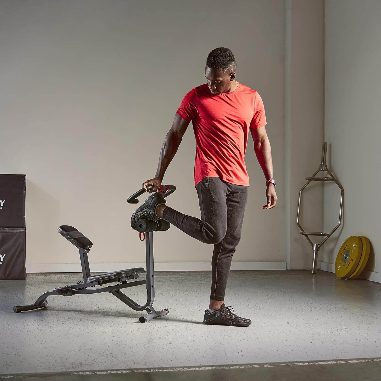 Sunny Health & Fitness Full Body Traction Stretch Machine