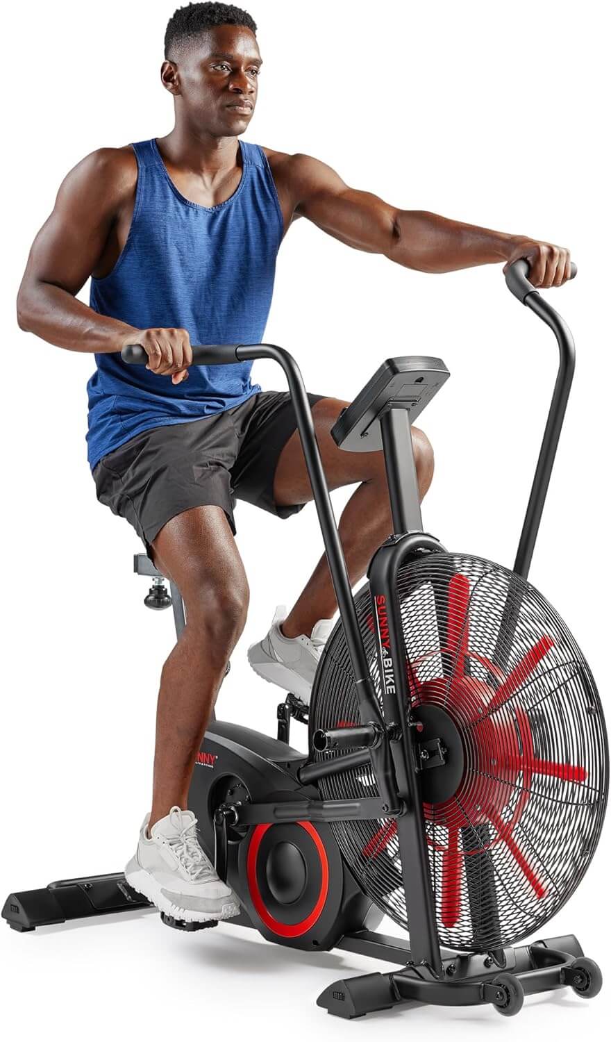 Sunny Health & Fitness SF-B223018 Air Resistance Exercise Fan Bike