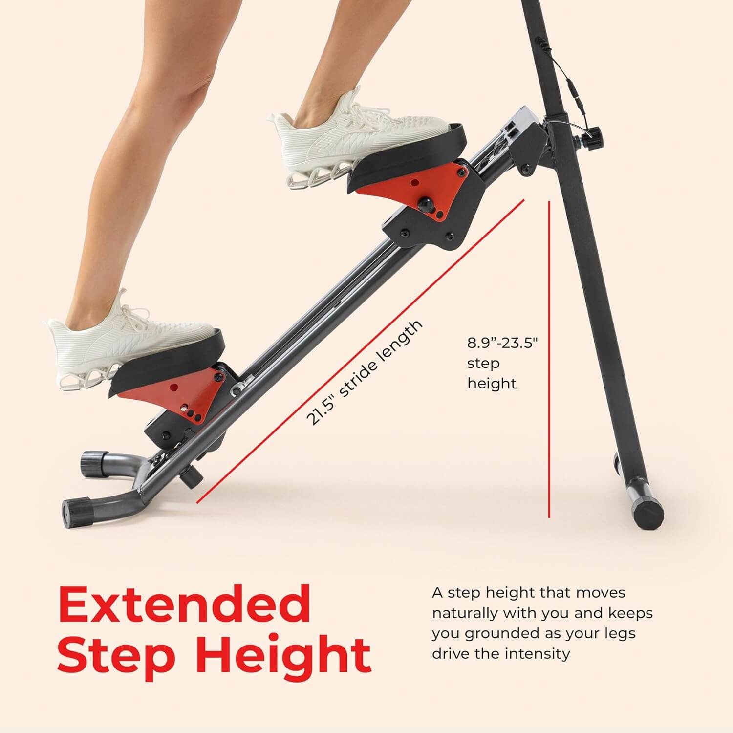 Sunny Health & Fitness SF-S025005 Stair Stepper Climber with Handlebar