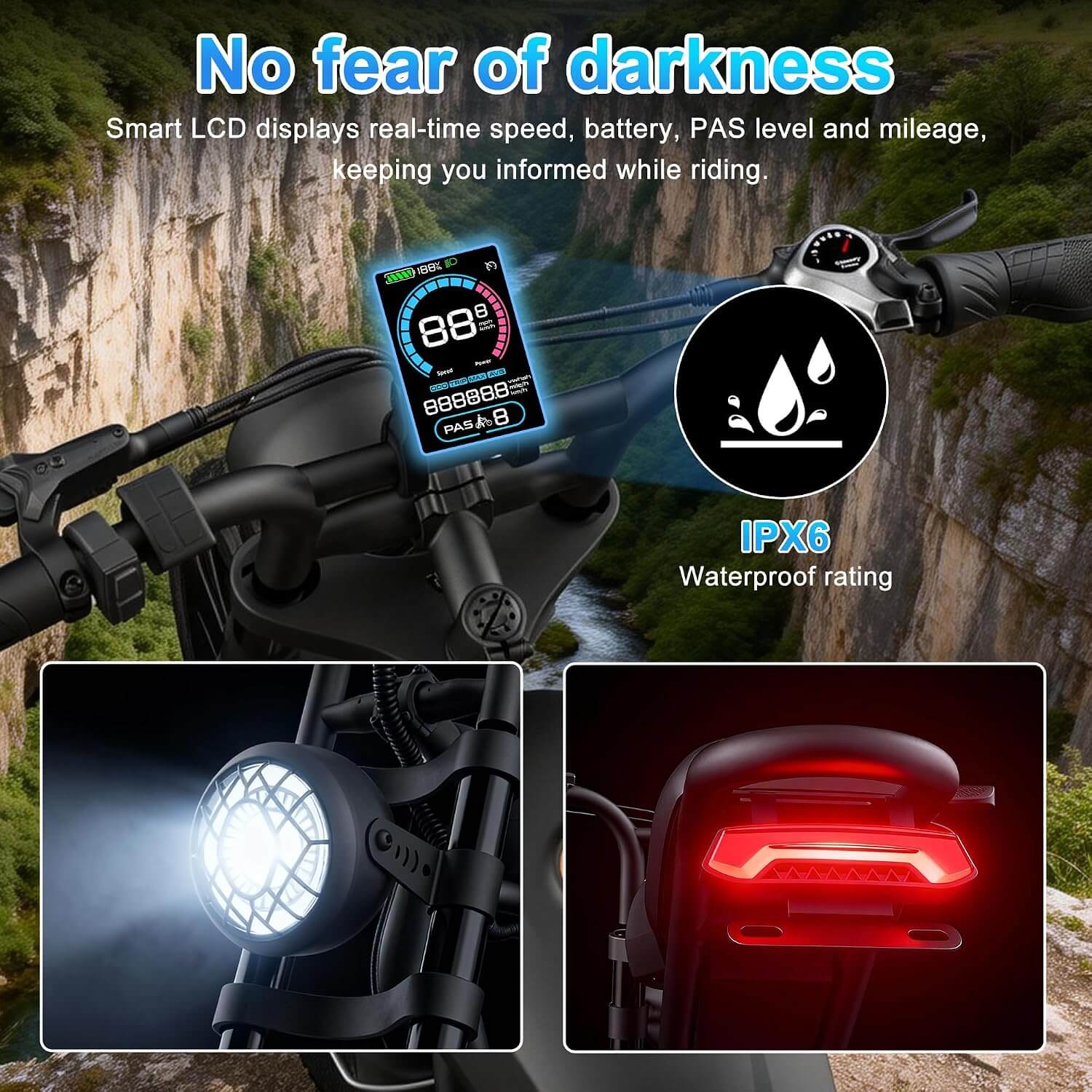 Sutyztsis FX20 3000W 48V Fat Tire Electric Dirt Bike