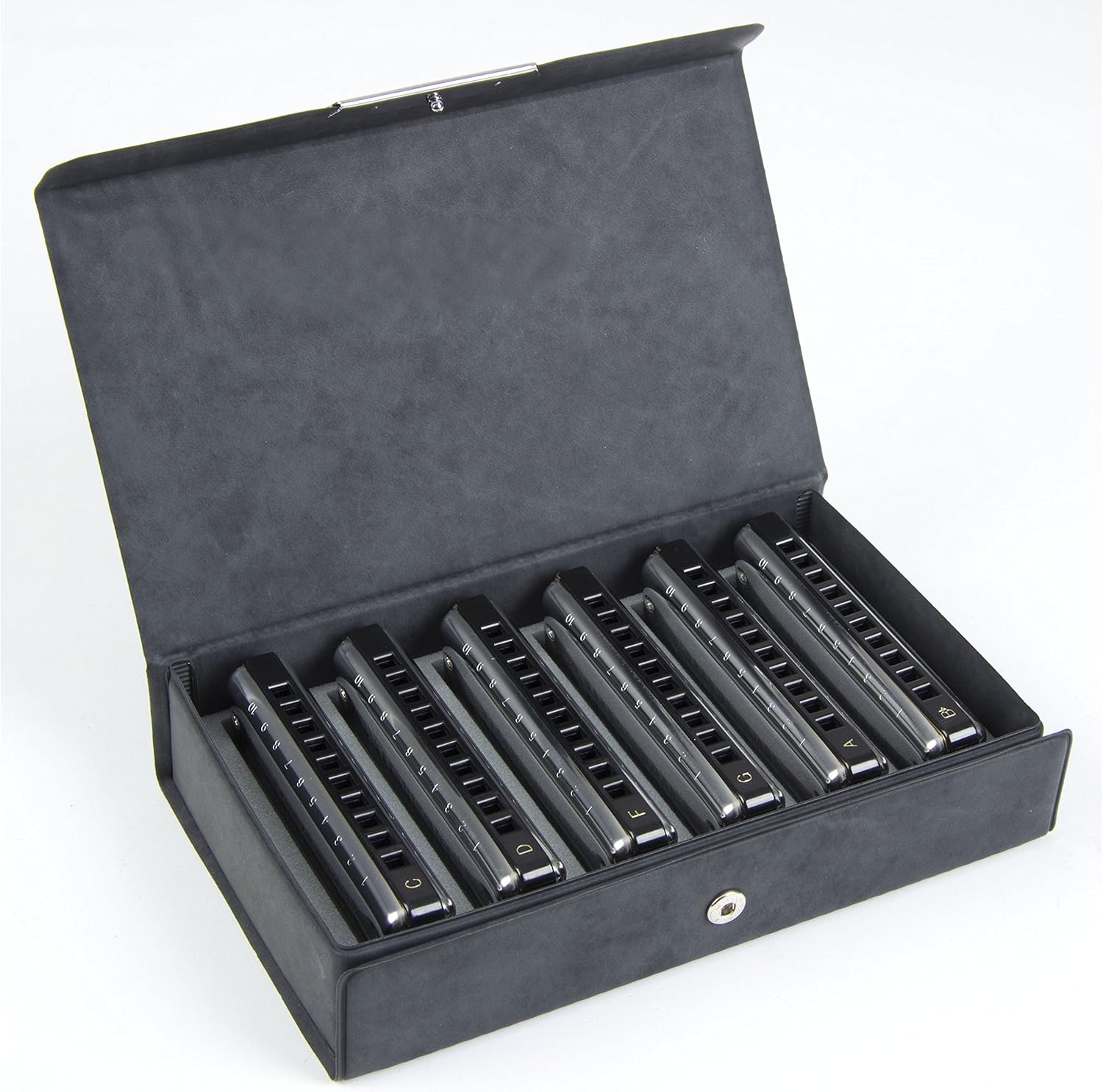 Suzuki BLUESMASTER MR-25-SN Set of 6 Harmonica