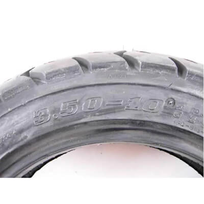 TaoTao Replacement 10" TIRE 3.50-10 for Pony, VIP, New Speed 50 Gas Moped Scooters