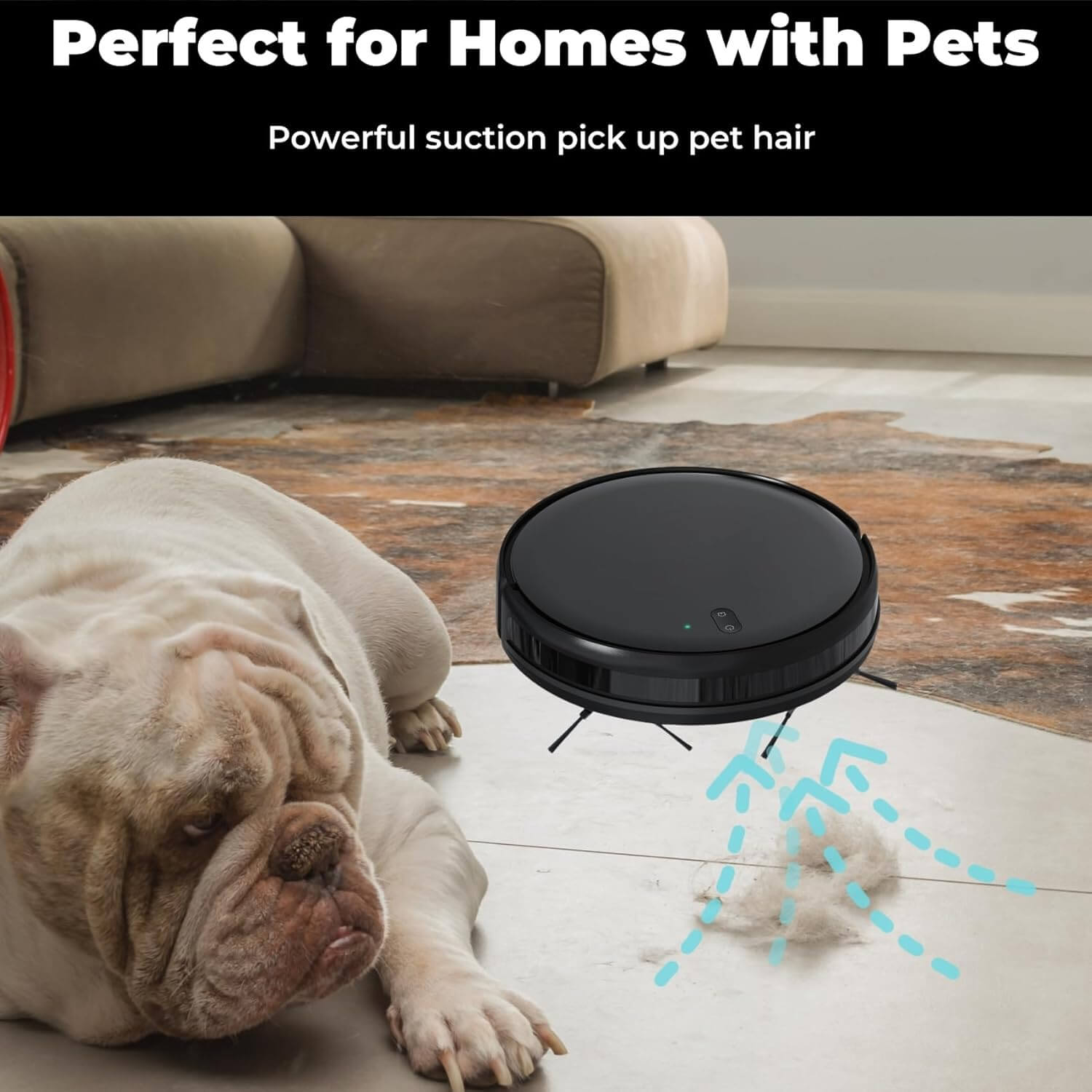 Thamtu G-Series-R 2-In-1 Robot Vacuum, Alexa Compatible