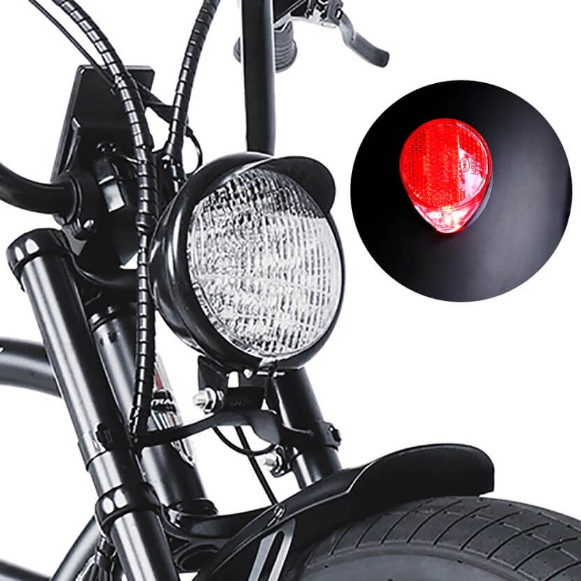 Tracer CHICO GT7 26" 750W 48V Fat Tire Stretch Cruiser Electric Bike