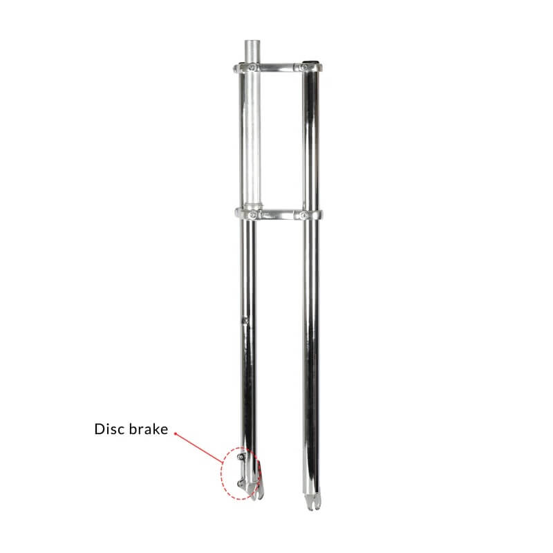 Tracer FK-TP80305135D8 Triple Tree Fork for 4.0 Tire with Disc Brake 1-1/8" (28.6 mm)
