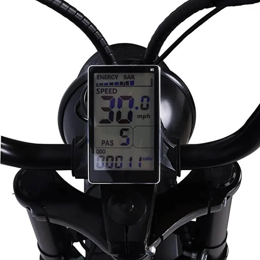 Tracer LEGEND GT7 26" 1000W 48V 7-Speed Stretch Cruiser Fat Tire Electric Bike