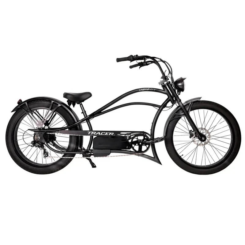 Tracer LEGEND GT7 26" 1000W 48V 7-Speed Stretch Cruiser Fat Tire Electric Bike