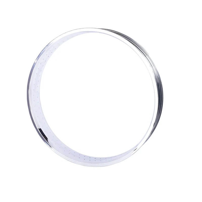 Tracer RM-TH7526140 Mirror Electroplating Fat Chrome Rim 26" x 3" x 140H 80MM for Cruiser Bikes