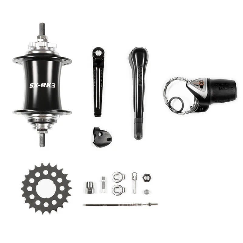 Tracer Sturmey Archer HU-SX-RK3 3 Speed Hub Kit