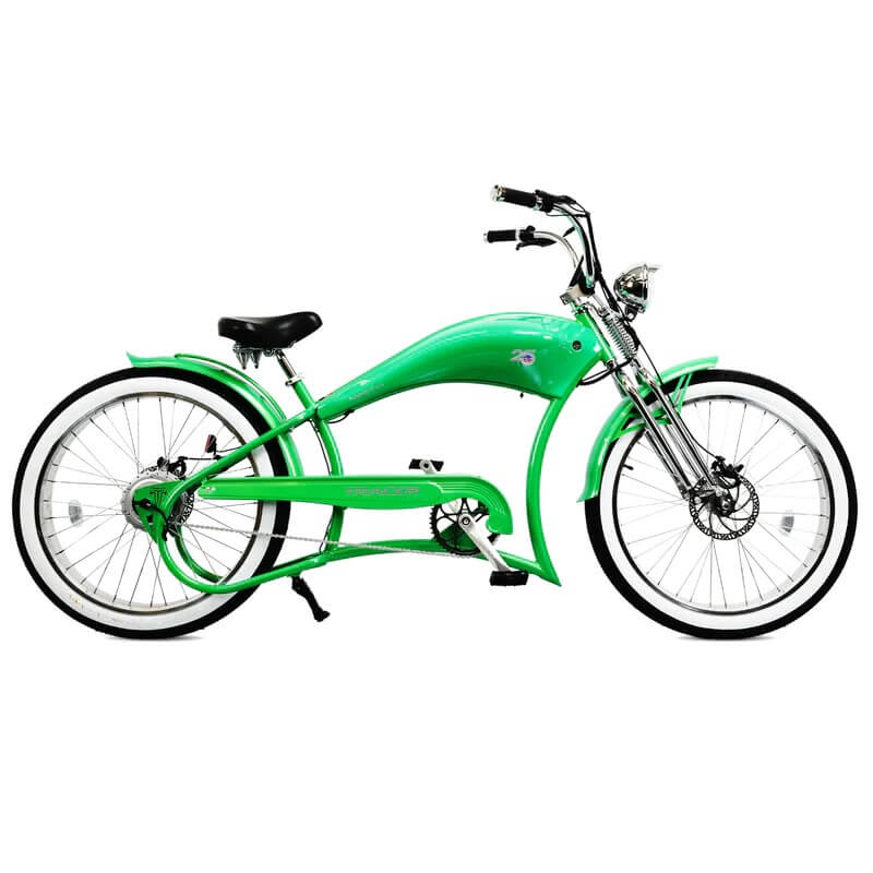 Tracer TWENTY5 DS 500W 48V 5 Speed Fat Tire Chopper Stretch Cruiser Electric Bike