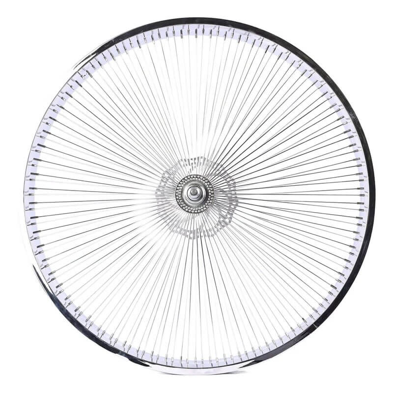 Tracer WH-TH7526140D7-CP Chrome Bike 80mm Rims 26" Wheel Set for 7-Speed Disc Brakes