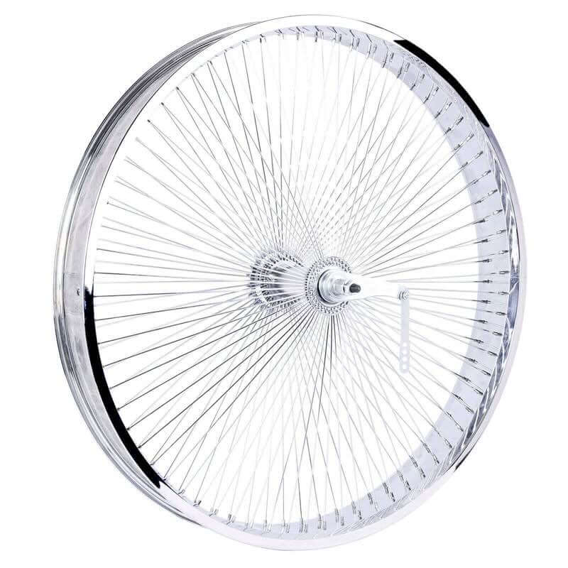 Tracer WH-TH7529140C-CP Mirror Chrome Bike 80mm Fat Rims 29" Wheel Set