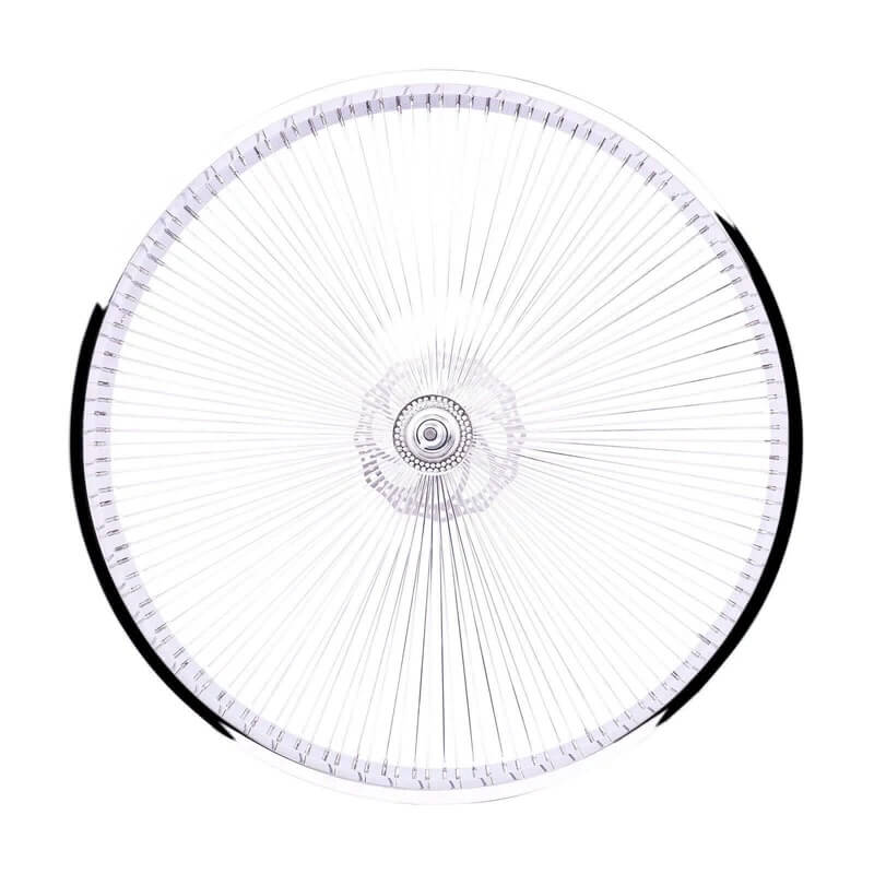 Tracer WH-TH9526140C-CP Lowrider 26*14G*140H Coaster Brake Chrome Alloy Wheel Set