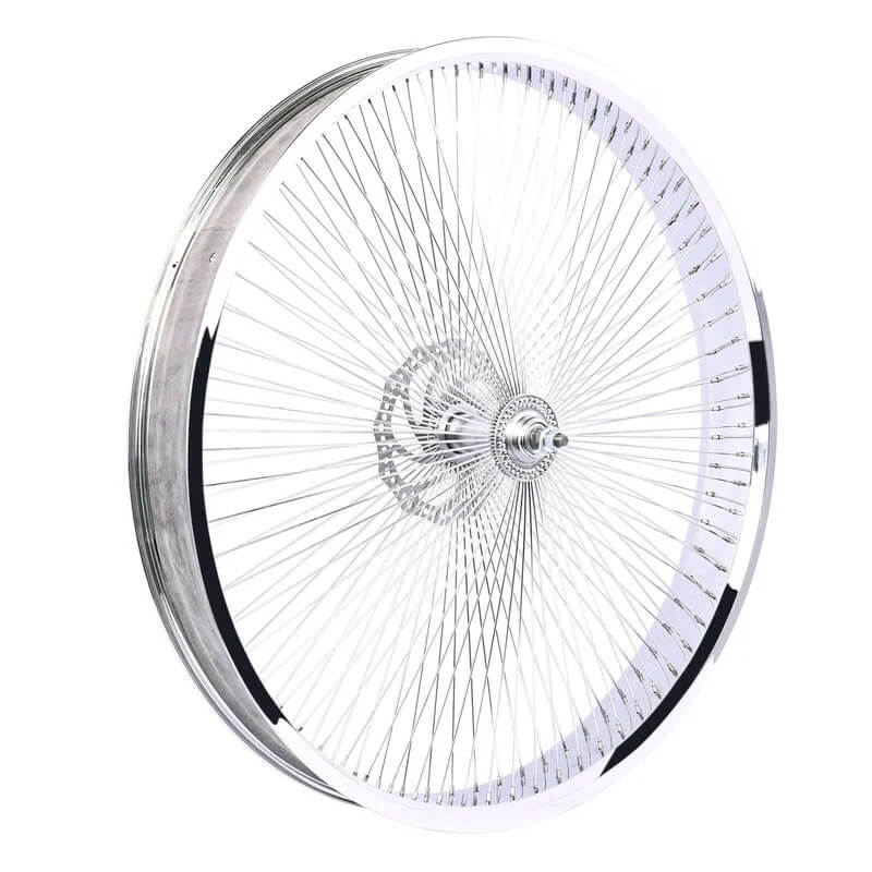 Tracer WH-TH9529140C-CP 26"*3" 29"*4" Mirror Chrome Bike Wheel Set Coaster Brake
