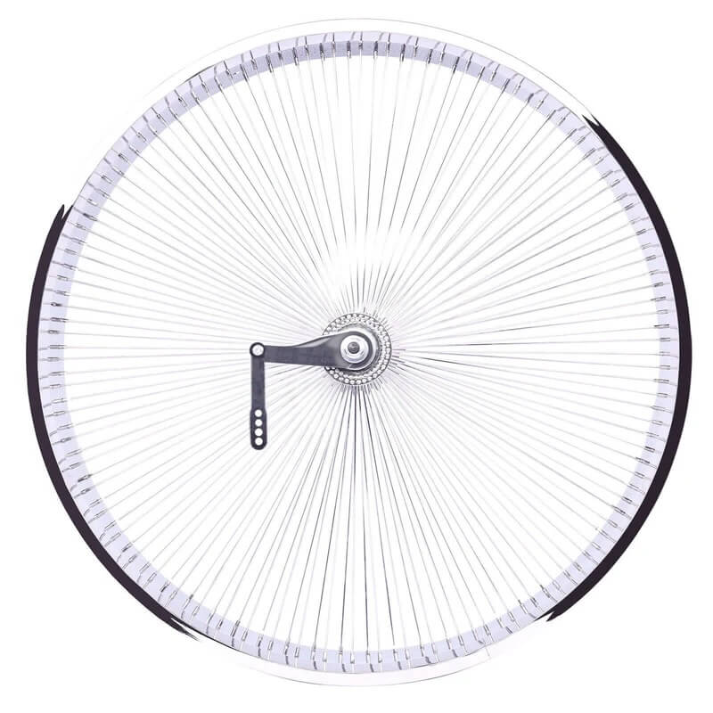 Tracer WH-TH9529140C-CP 26"*3" 29"*4" Mirror Chrome Bike Wheel Set Coaster Brake
