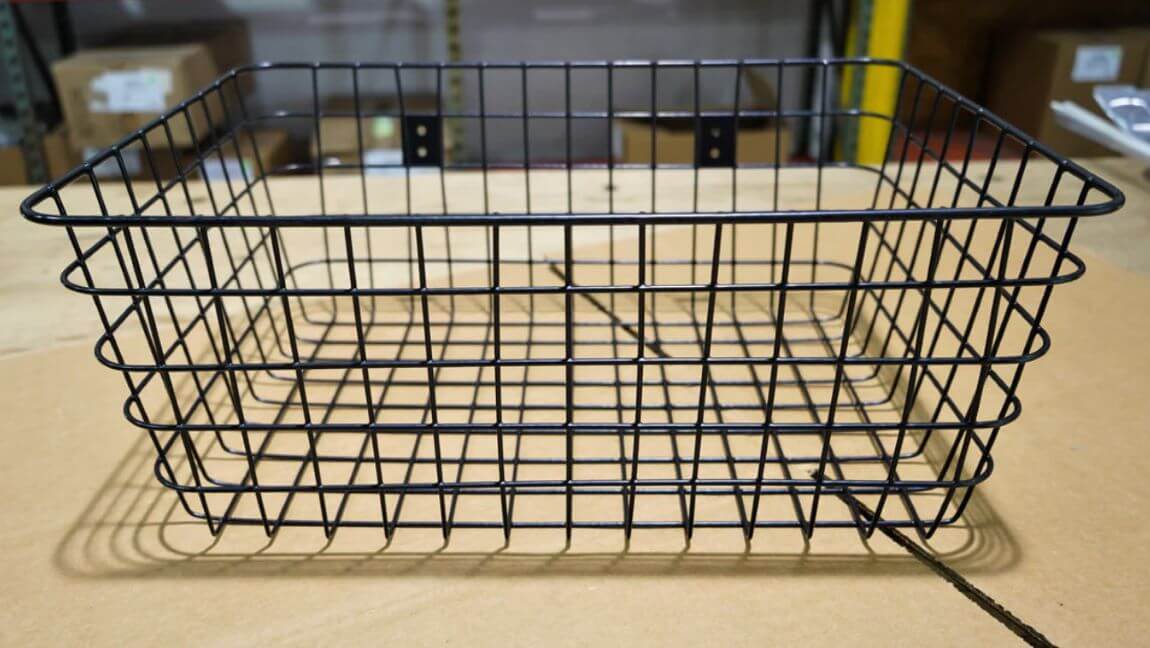 Trailmate Replacement COATED REAR BASKET BLACK for Desoto/Regal Trikes, 20677