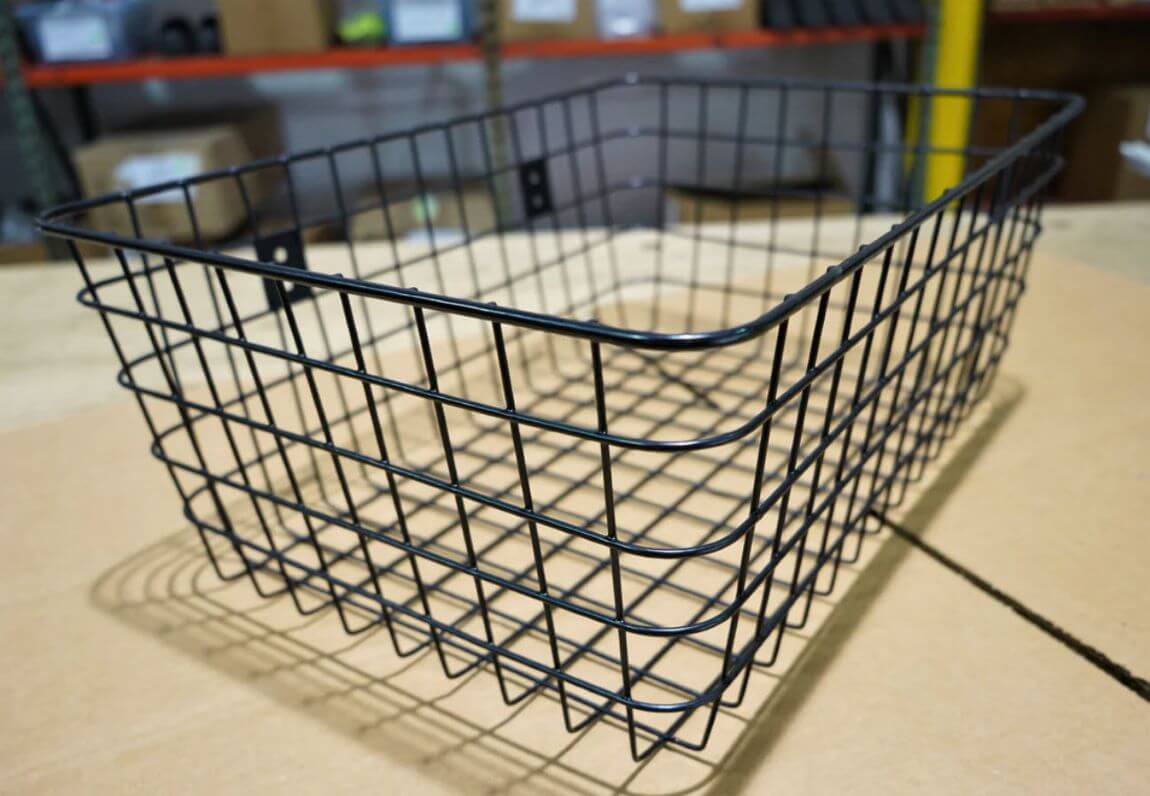 Trailmate Replacement COATED REAR BASKET BLACK for Desoto/Regal Trikes, 20677