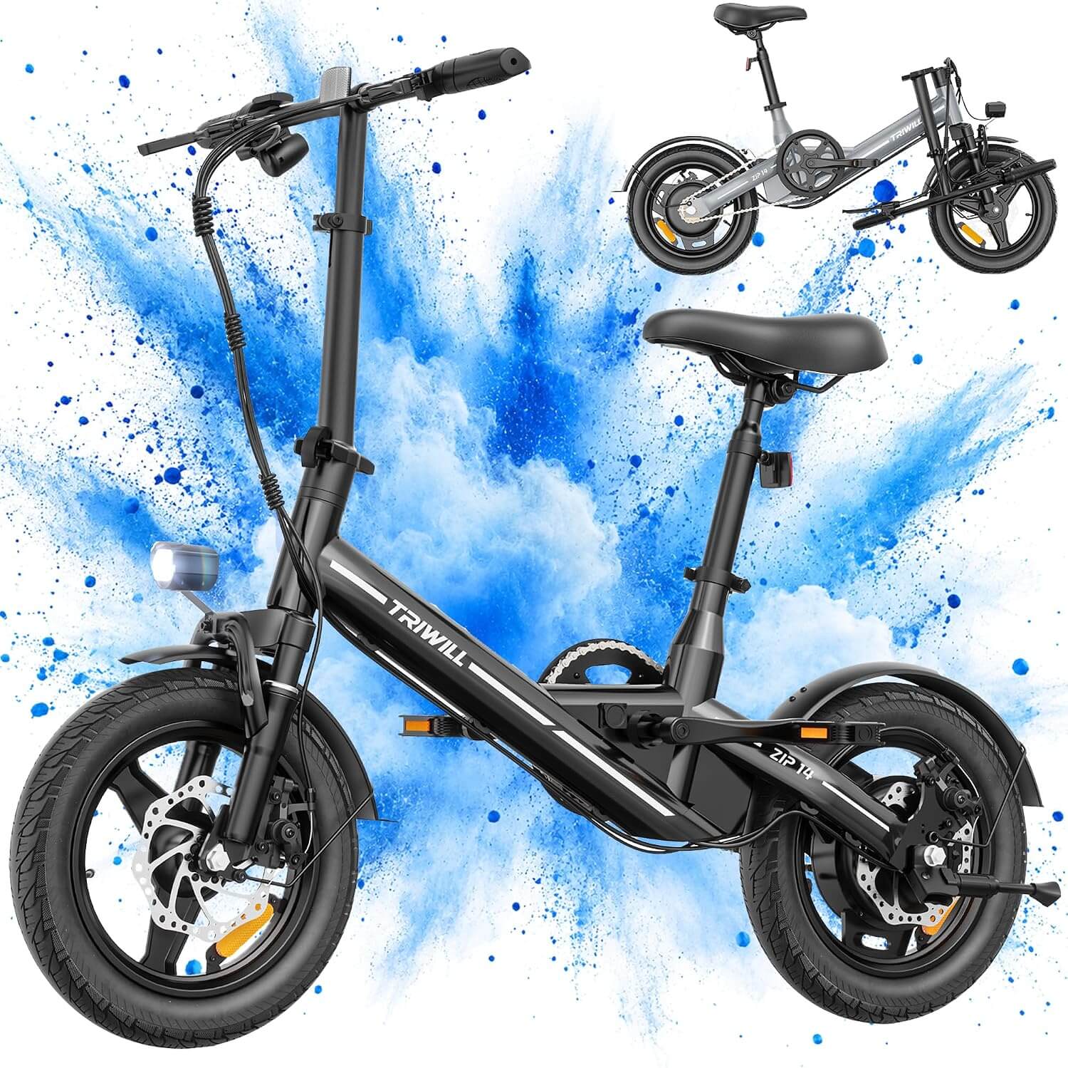 Triwill ZIP14 1000W Folding Electric Mini Bike