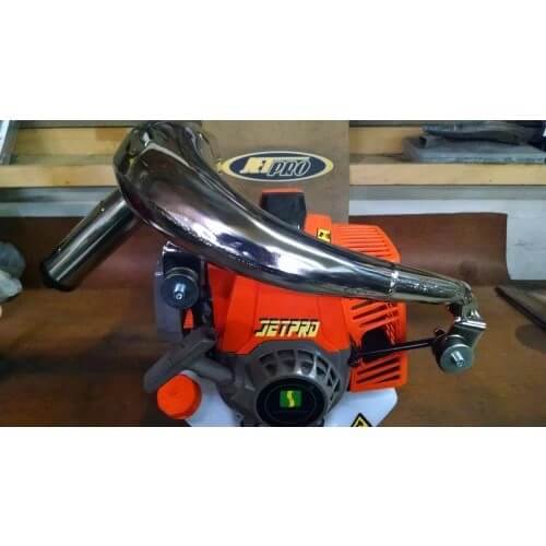 UberScoot HUASHENG PERFORMANCE PIPE CHROME for 63cc 70x Scooter