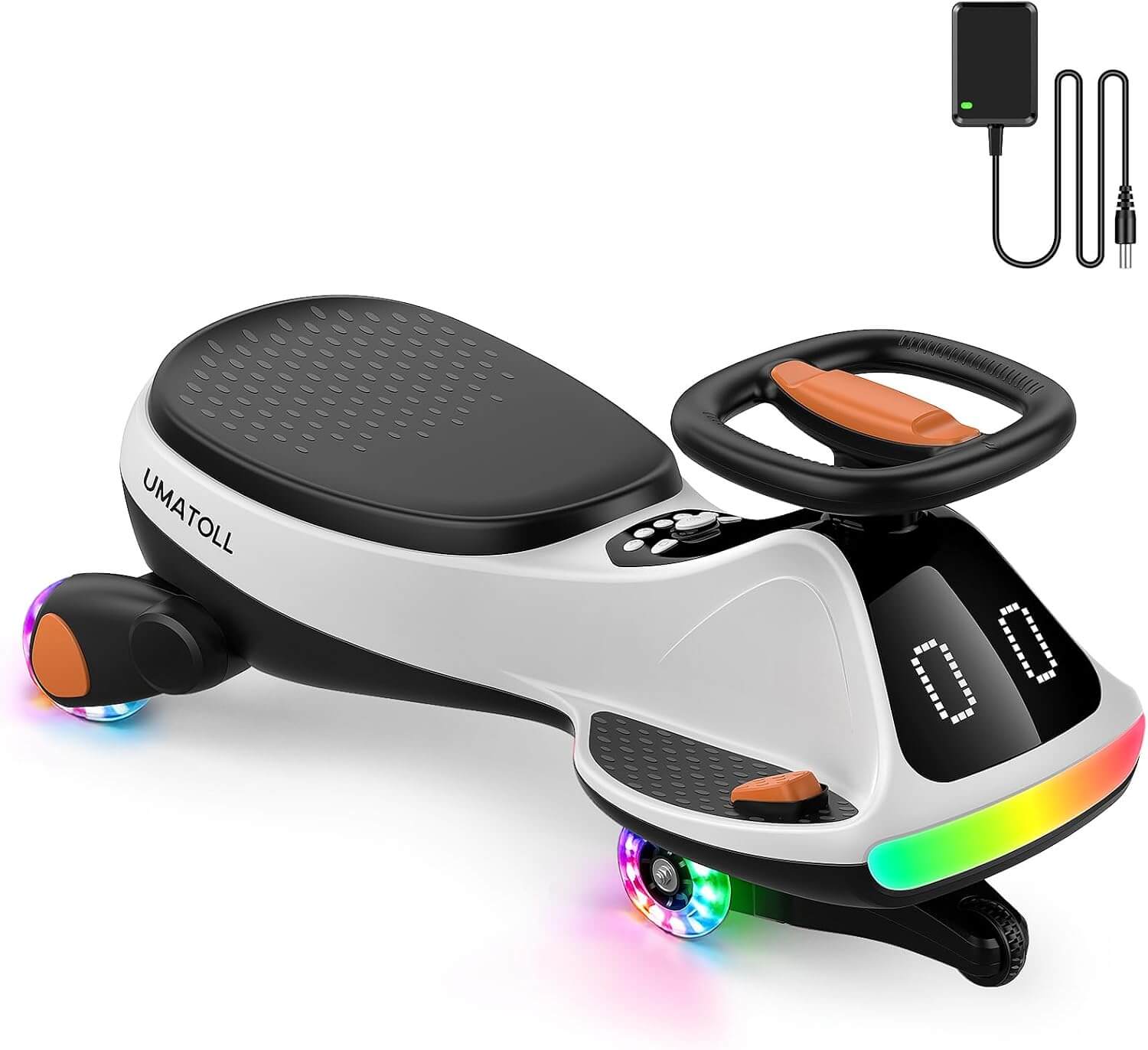 Umatoll UT501  12V 2-In-1 Electric Ride-On Wiggle Car Toy