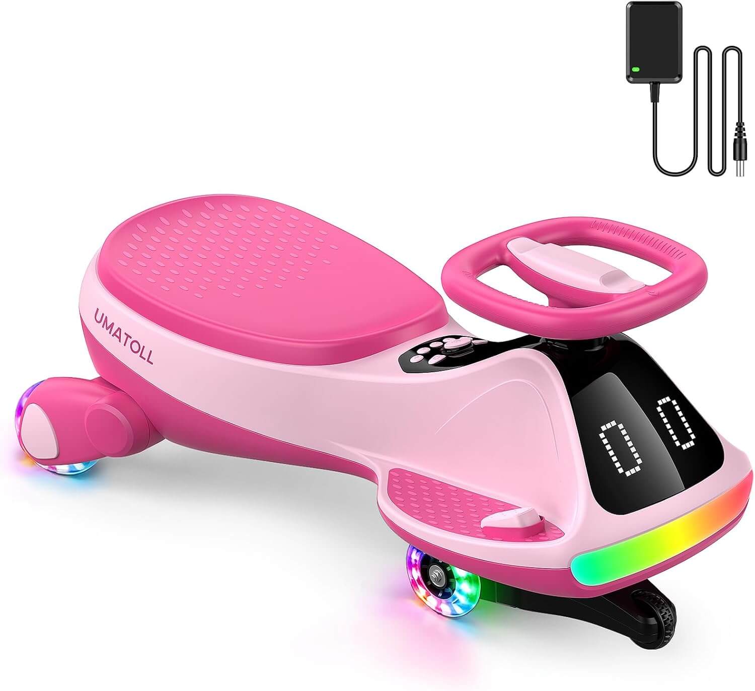 Umatoll UT501  12V 2-In-1 Electric Ride-On Wiggle Car Toy