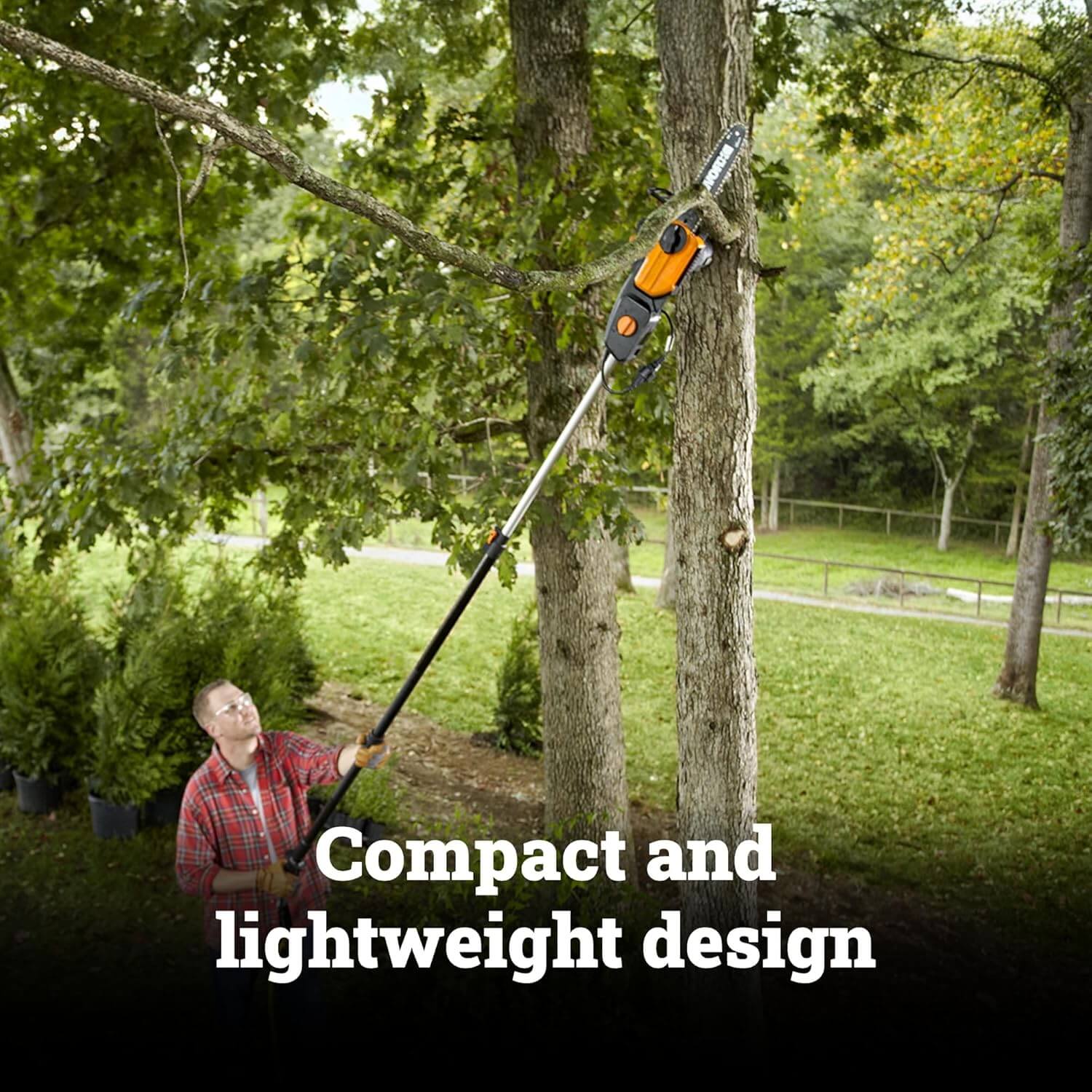 WORX 10" 8 Amp Corded Electric Pole Saw