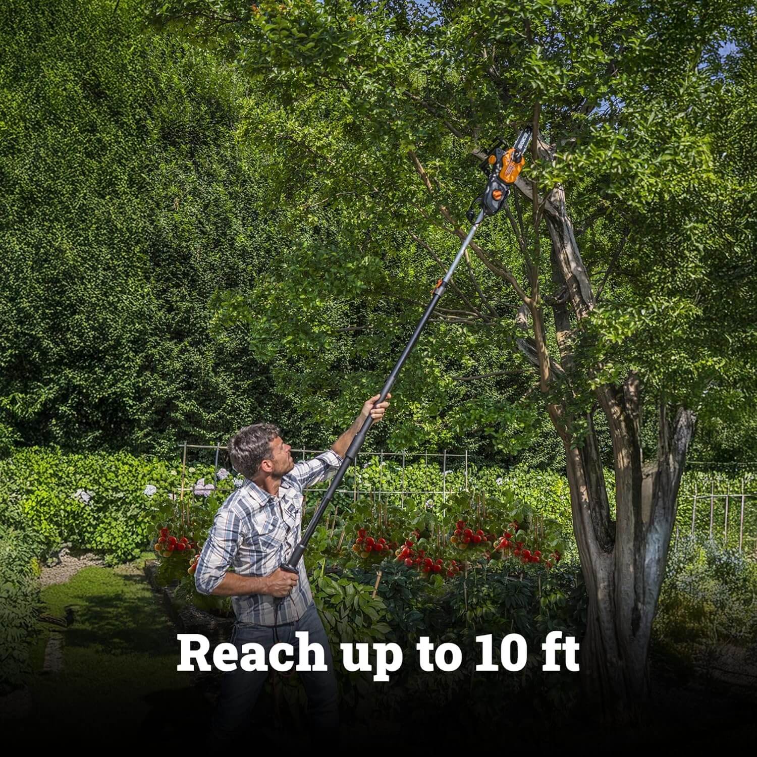 WORX 10" 8 Amp Corded Electric Pole Saw