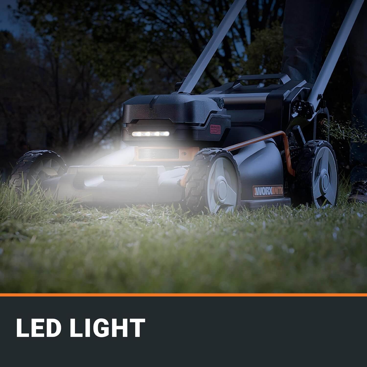 WORX Nitro WG760 21" Cordless 3-In-1 Electric Push Lawn Mower